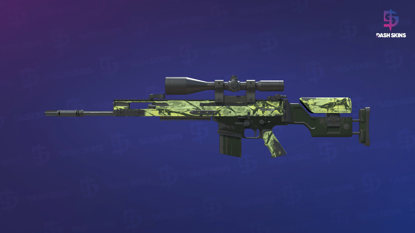 SCAR-20 | Outbreak (Field-Tested) - Frontside Screenshot