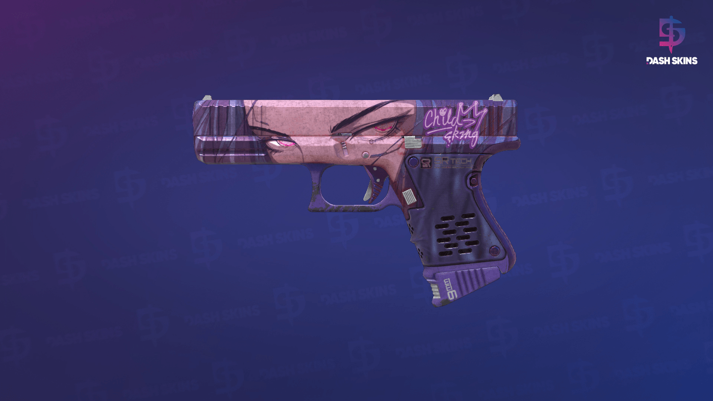 Glock-18 | Shinobu (Battle-Scarred) - Frontside Screenshot