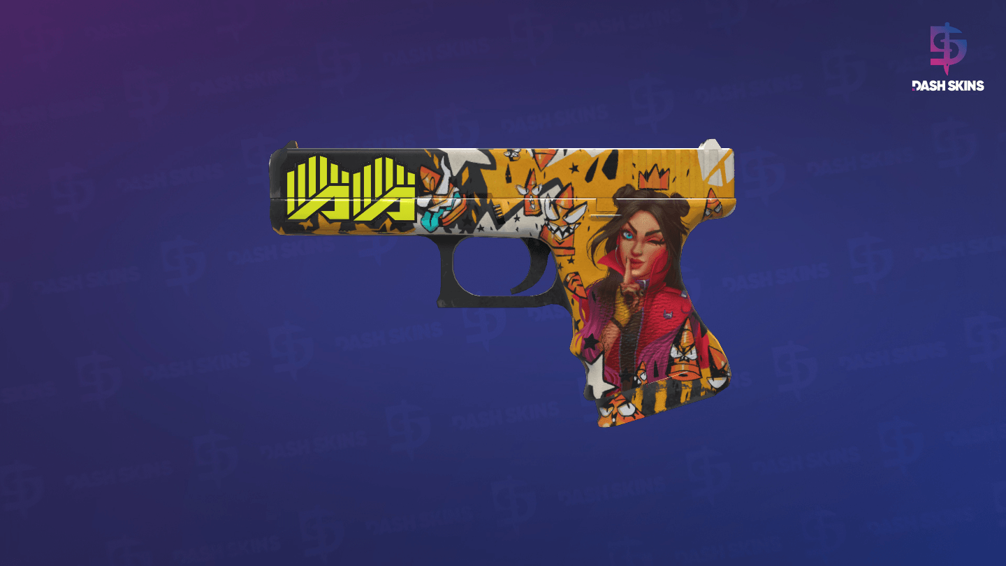 Glock-18 | Bullet Queen (Minimal Wear) - Frontside Screenshot