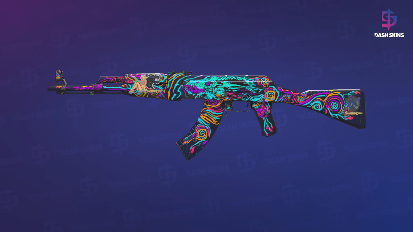 AK-47 | Nightwish (Minimal Wear) - Frontside Screenshot