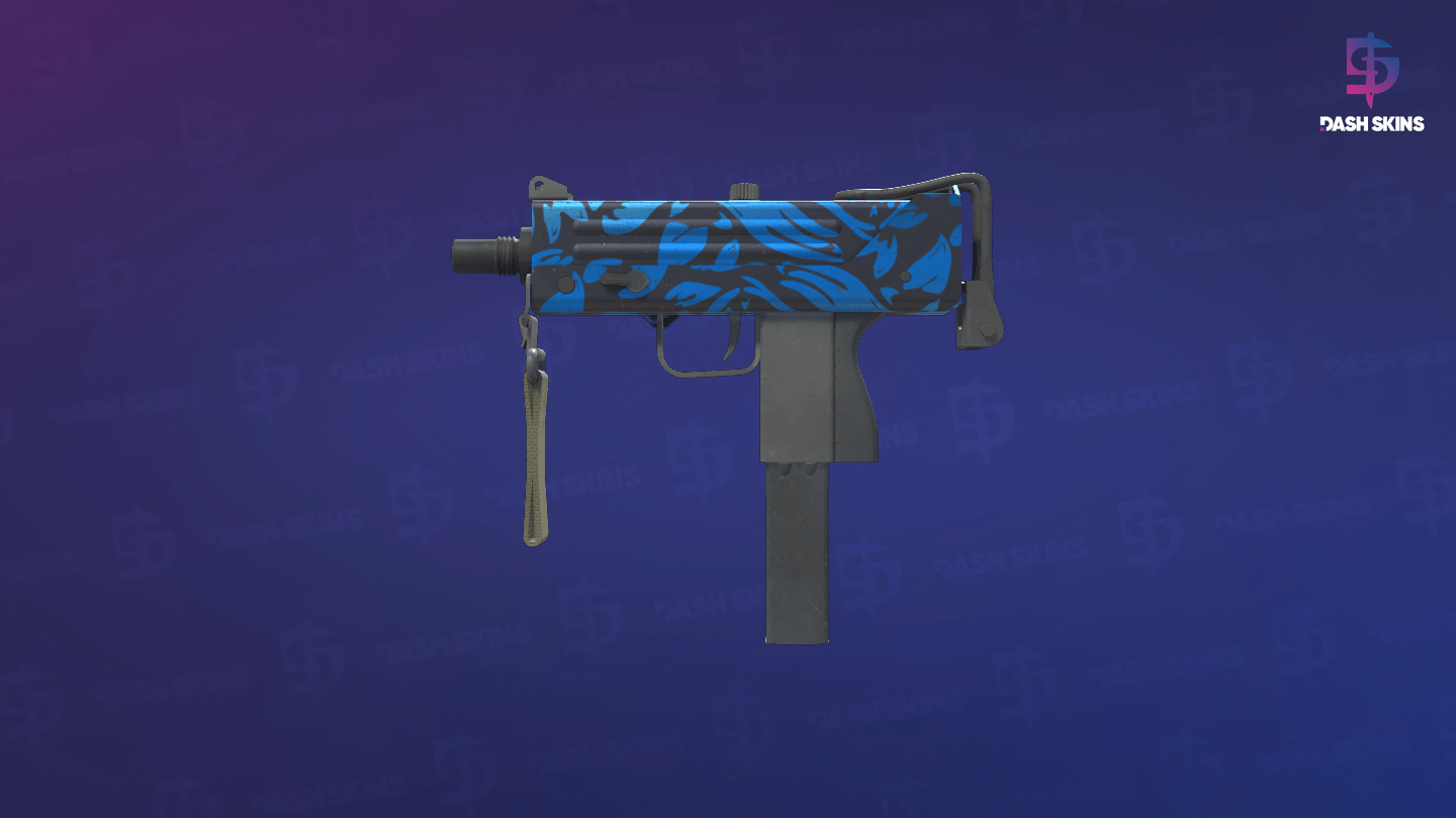 MAC-10 | Oceanic (Field-Tested) - Frontside Screenshot