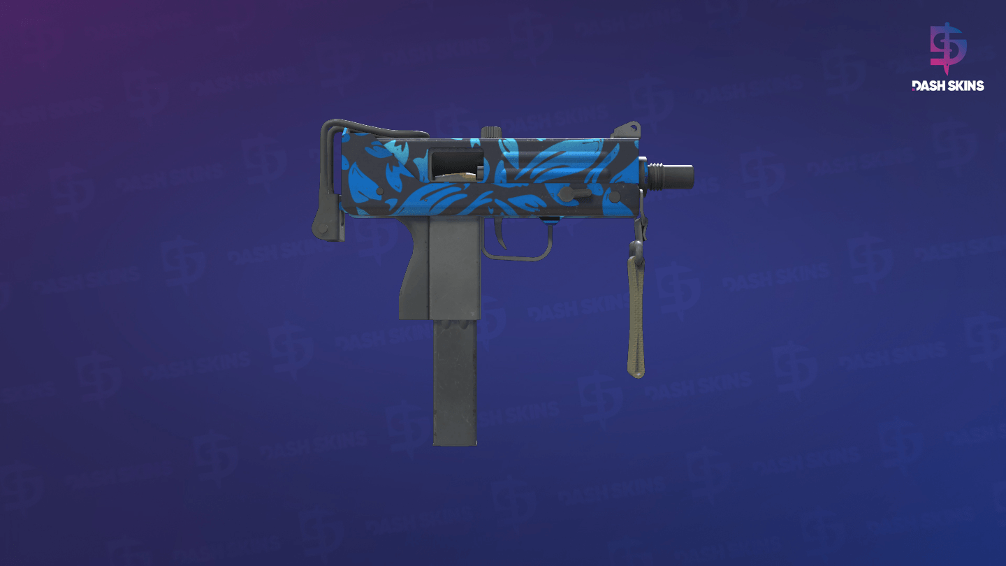MAC-10 | Oceanic (Field-Tested) - Backside Screenshot