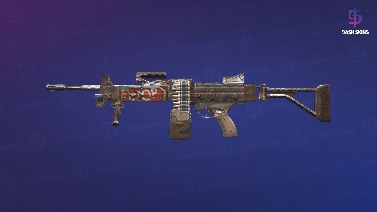 StatTrak™ Negev | Drop Me (Minimal Wear) - Frontside Screenshot
