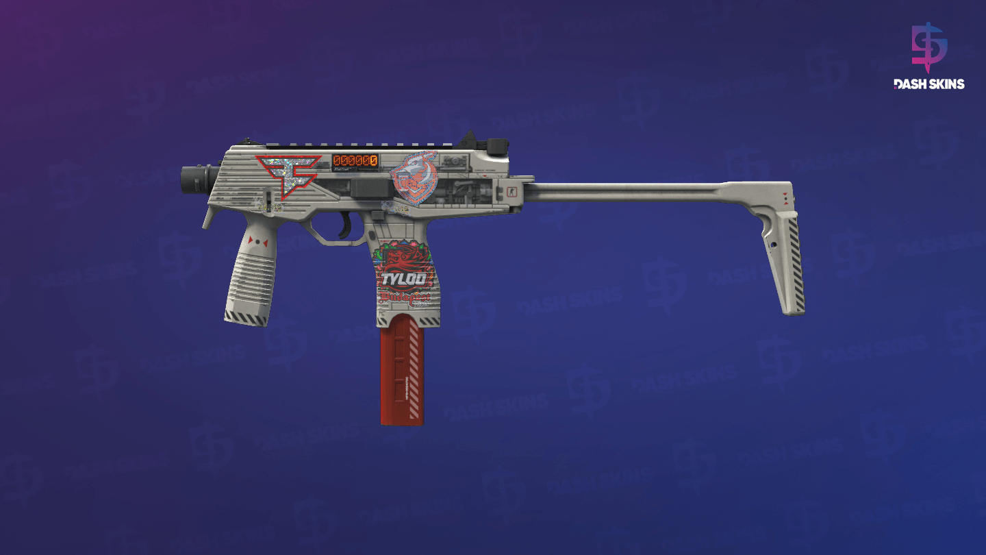 StatTrak™ MP9 | Airlock (Field-Tested) - Frontside Screenshot