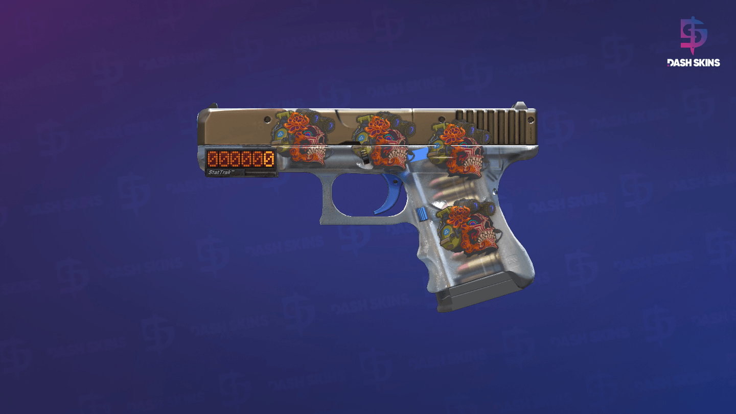 StatTrak™ Glock-18 | Clear Polymer (Factory New) - Frontside Screenshot