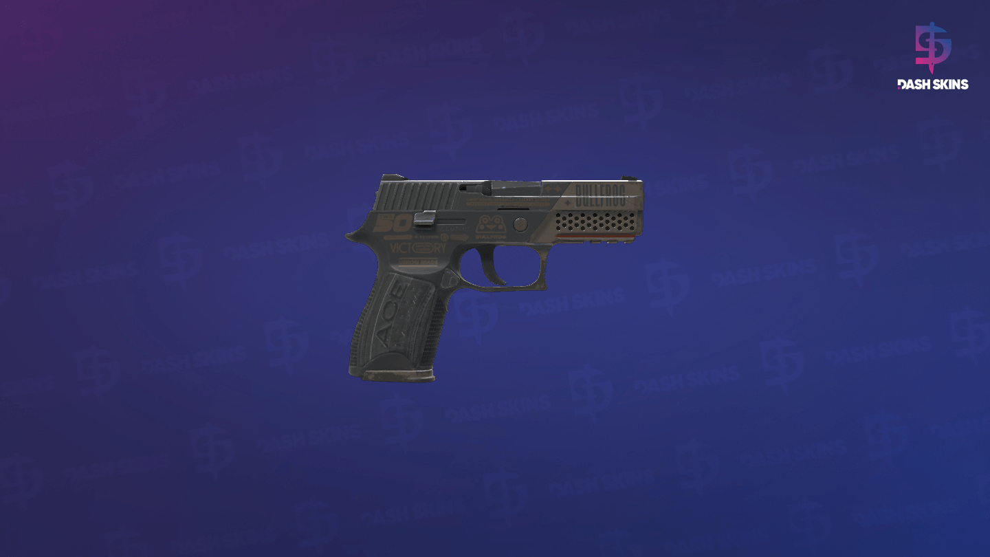 P250 | Bullfrog (Well-Worn) - Backside Screenshot