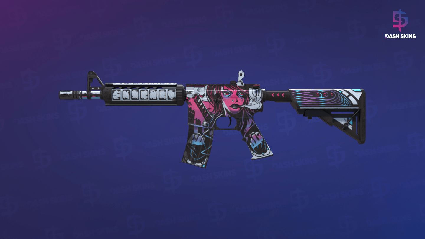 M4A4 | Neo-Noir (Minimal Wear) - Frontside Screenshot