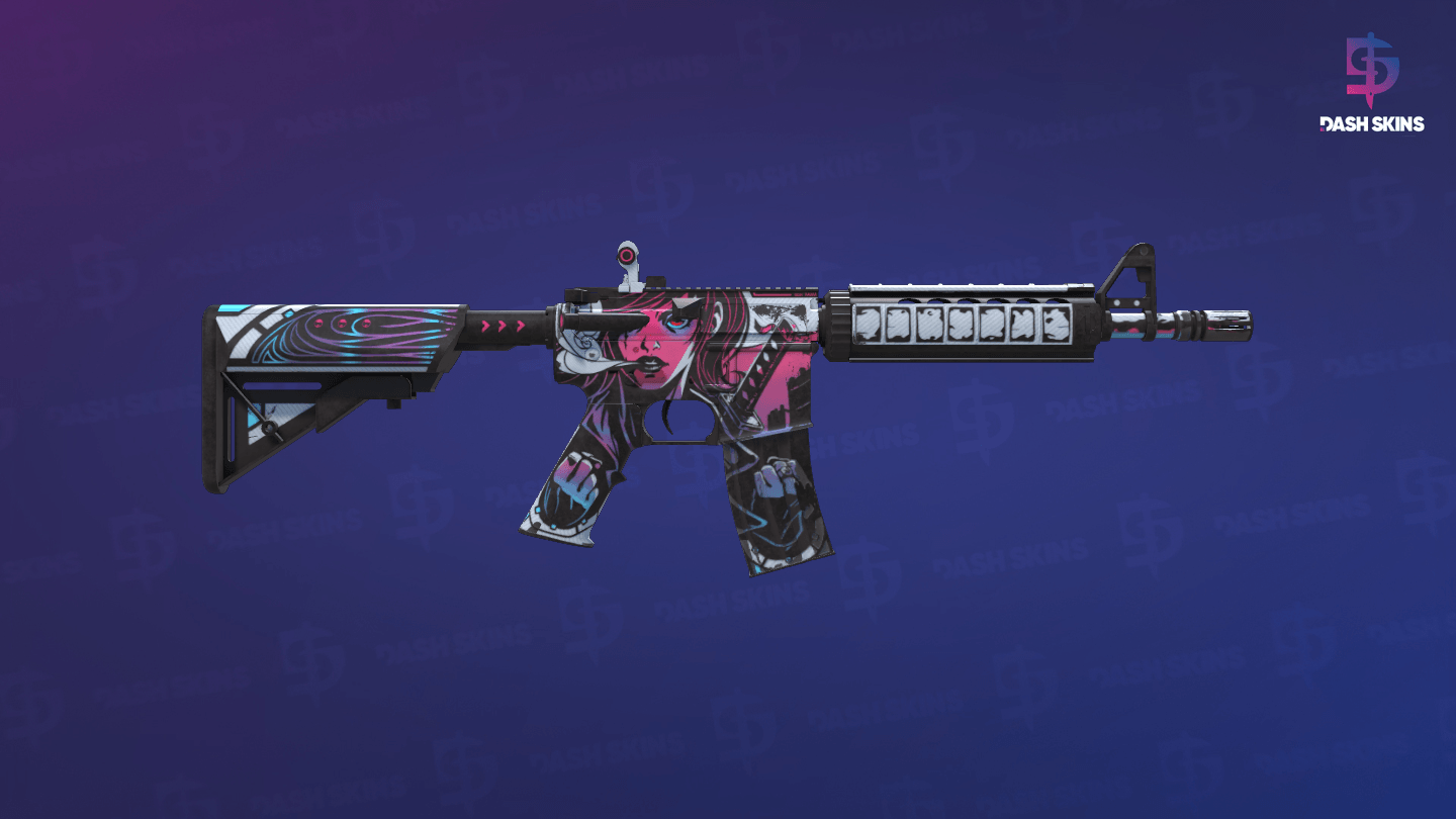M4A4 | Neo-Noir (Minimal Wear) - Backside Screenshot