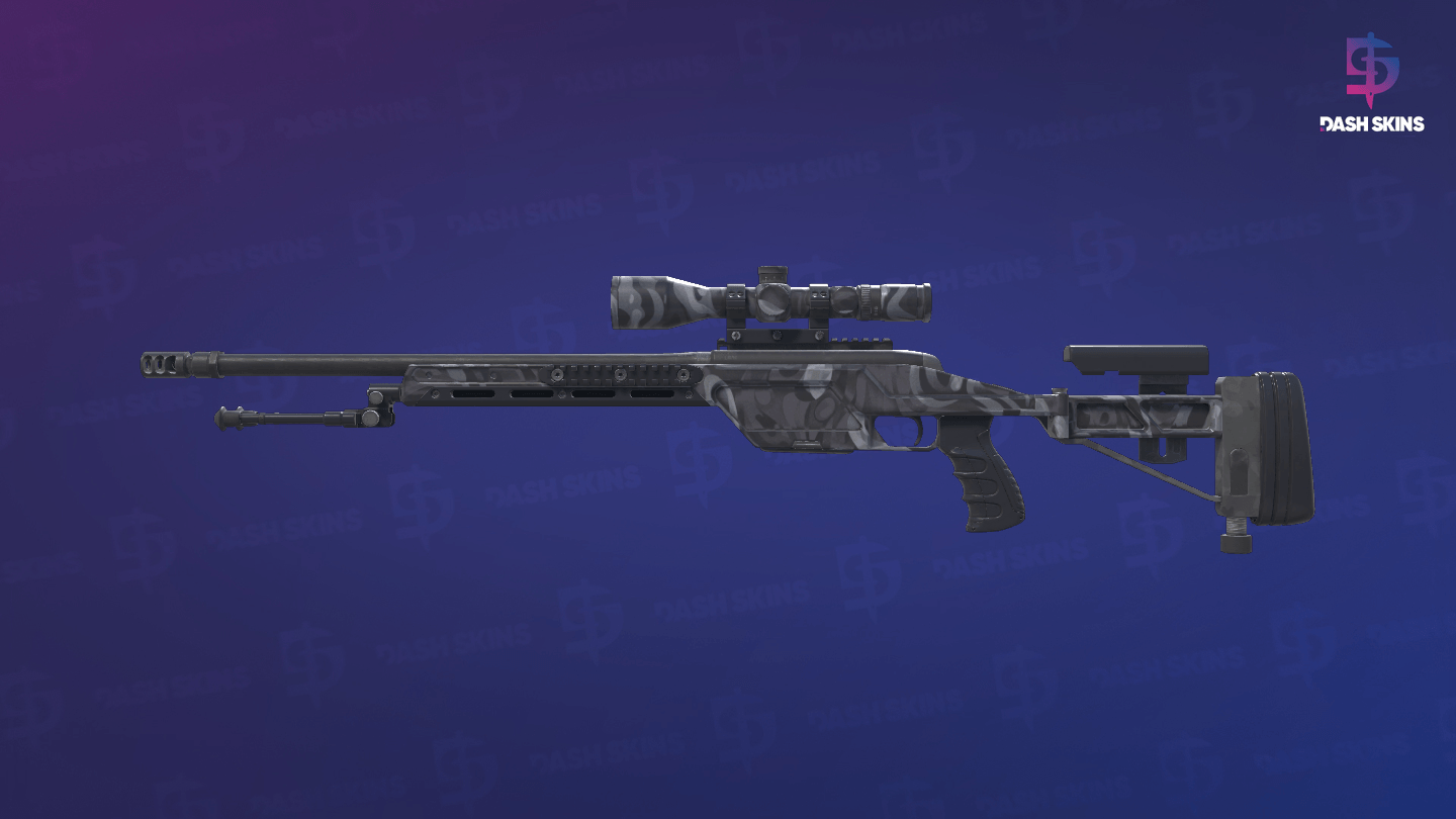 SSG 08 | Grey Smoke (Factory New) - Frontside Screenshot