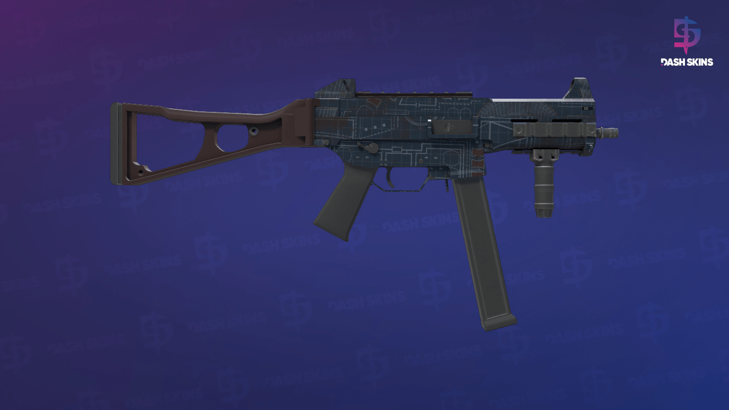 UMP-45 | Facility Dark (Factory New) - Backside Screenshot
