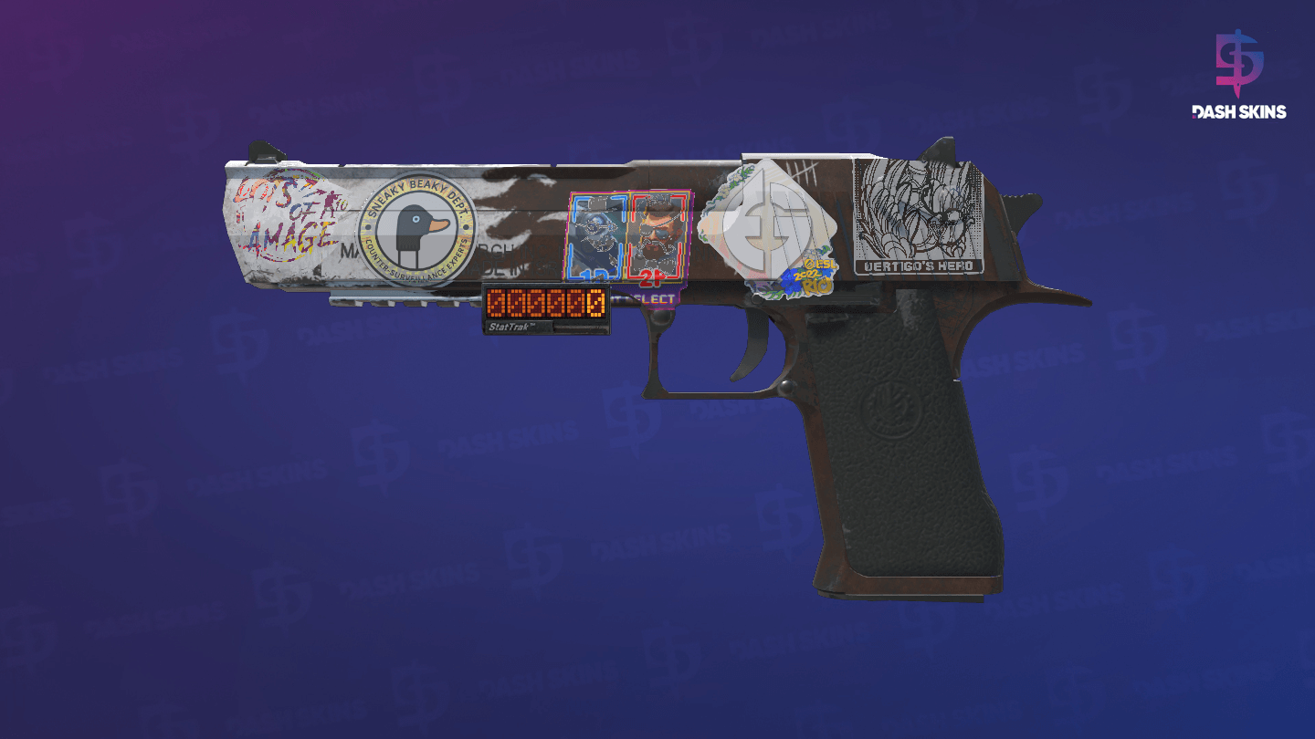 StatTrak™ Desert Eagle | Oxide Blaze (Field-Tested) - Frontside Screenshot