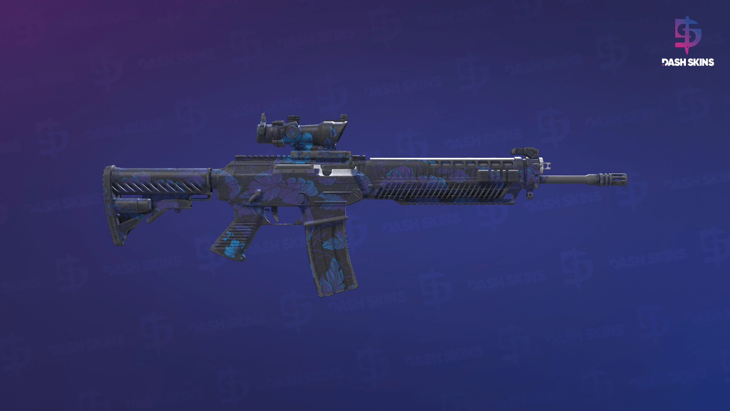 SG 553 | Aloha (Field-Tested) - Backside Screenshot