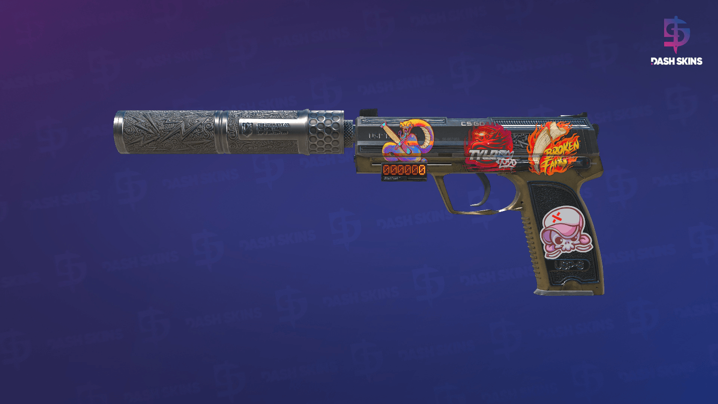 StatTrak™ USP-S | Lead Conduit (Field-Tested) - Frontside Screenshot