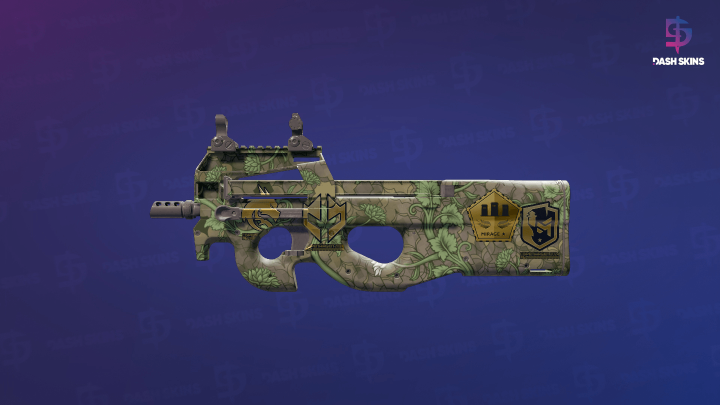 Souvenir P90 | Verdant Growth (Factory New) - Frontside Screenshot