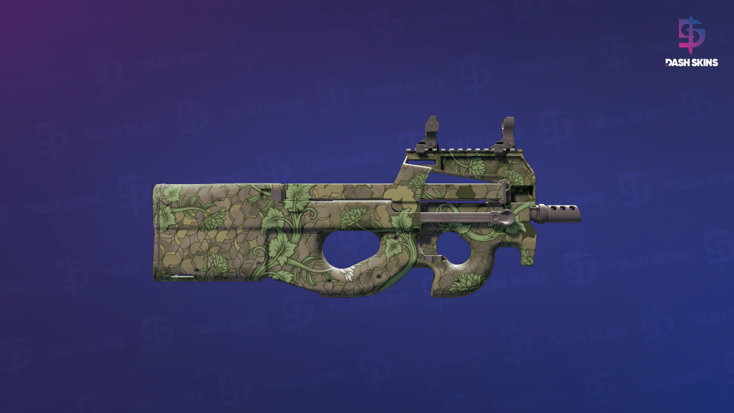 Souvenir P90 | Verdant Growth (Factory New) - Backside Screenshot