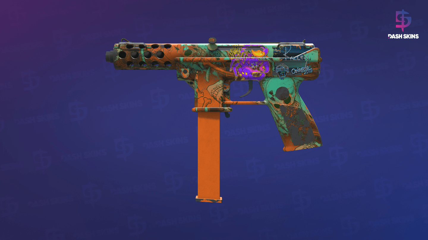 Tec-9 | Toxic (Minimal Wear) - Frontside Screenshot