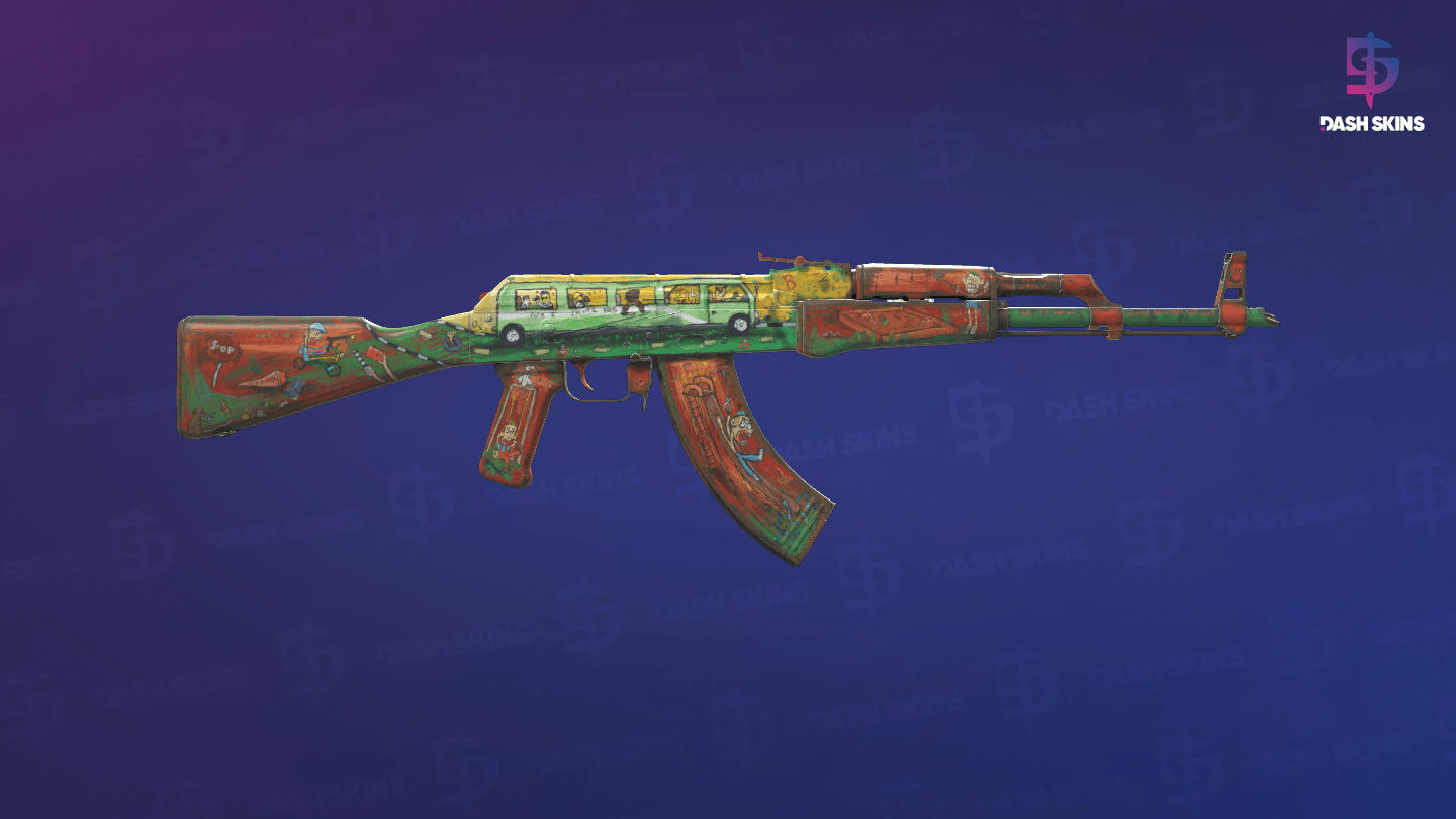 AK-47 | The Outsiders (Field-Tested) - Backside Screenshot
