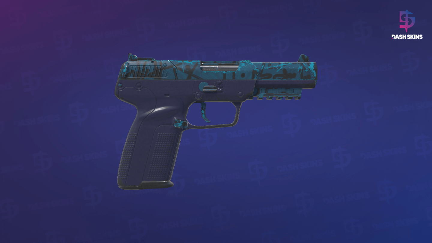 Five-SeveN | Midnight Paintover (Field-Tested) - Backside Screenshot