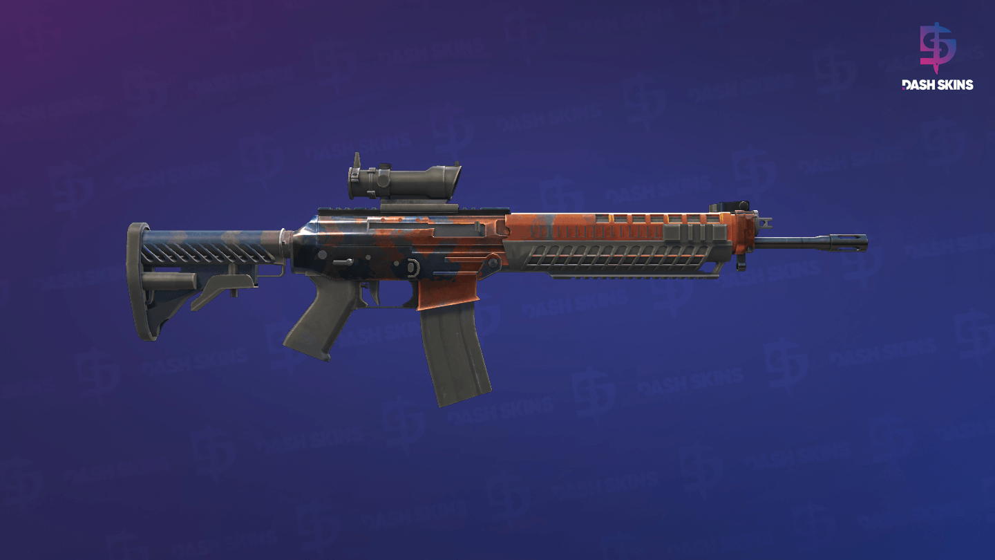 SG 553 | Danger Close (Minimal Wear) - Backside Screenshot