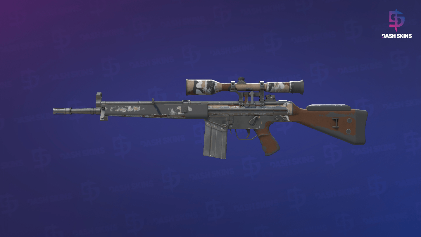 G3SG1 | Desert Storm (Battle-Scarred) - Frontside Screenshot