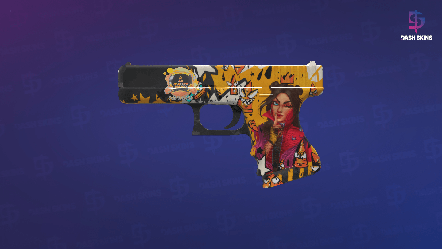 Glock-18 | Bullet Queen (Minimal Wear) - Frontside Screenshot