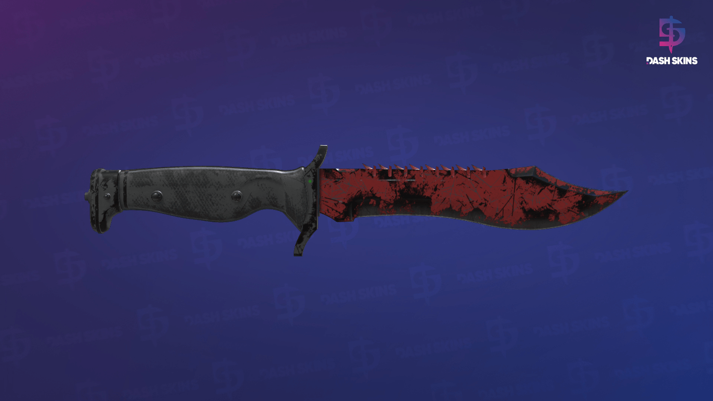 ★ Bowie Knife | Crimson Web (Battle-Scarred) - Frontside Screenshot
