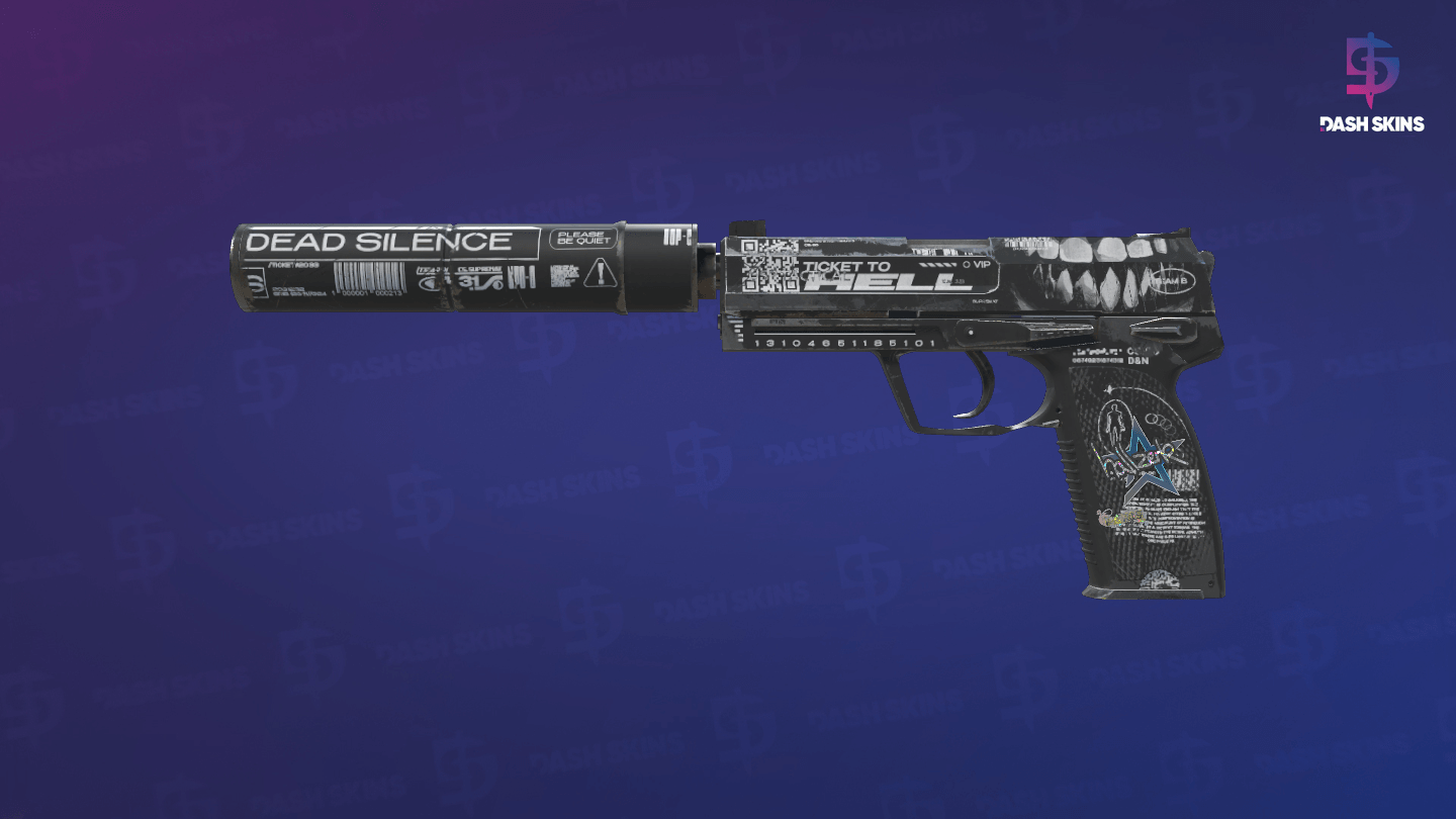 USP-S | Ticket to Hell (Field-Tested) - Frontside Screenshot