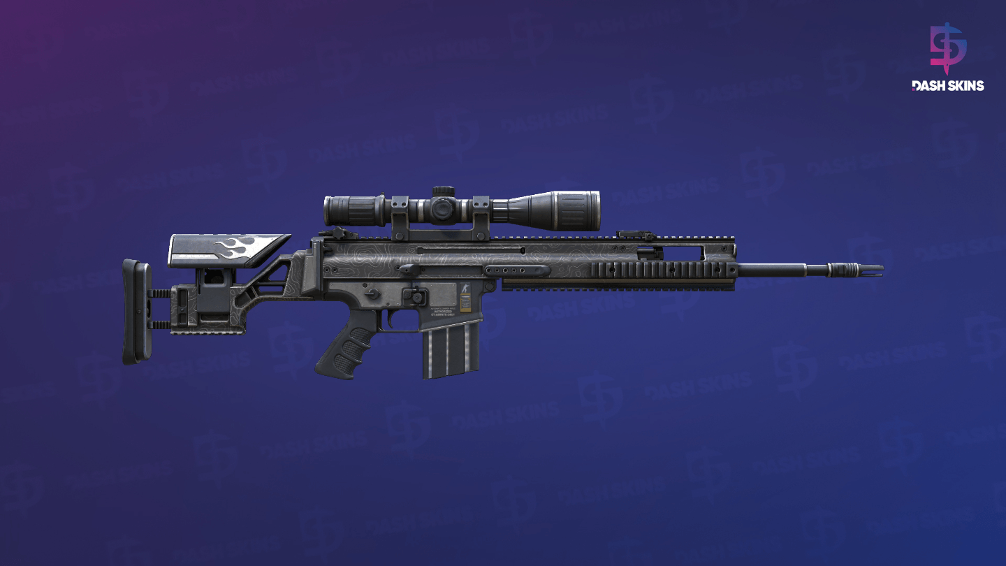 SCAR-20 | Trail Blazer (Field-Tested) - Backside Screenshot