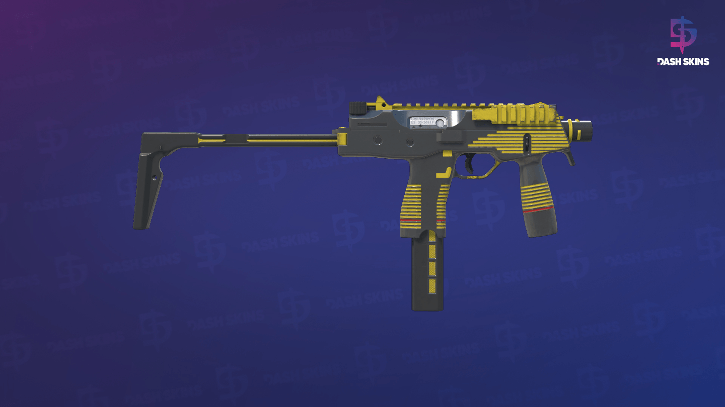 MP9 | Bee-Tron (Minimal Wear) - Backside Screenshot