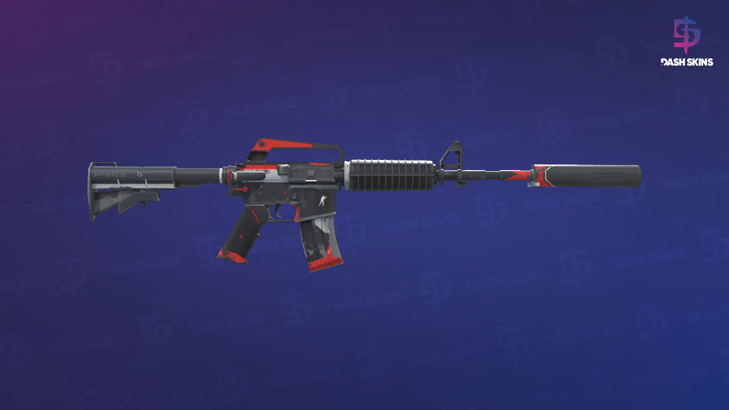 M4A1-S | Cyrex (Well-Worn) - Backside Screenshot