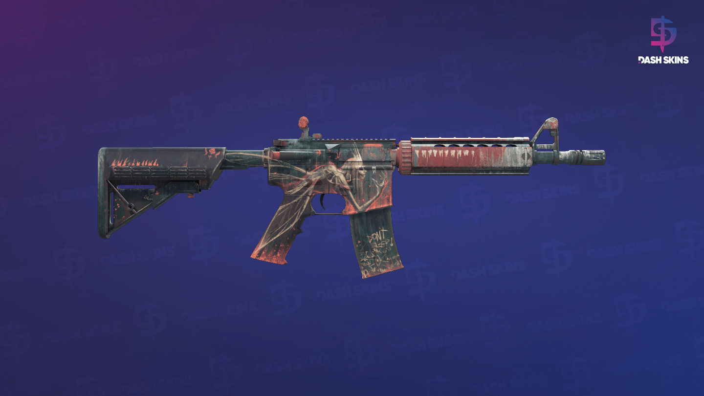 M4A4 | Tooth Fairy (Field-Tested) - Backside Screenshot