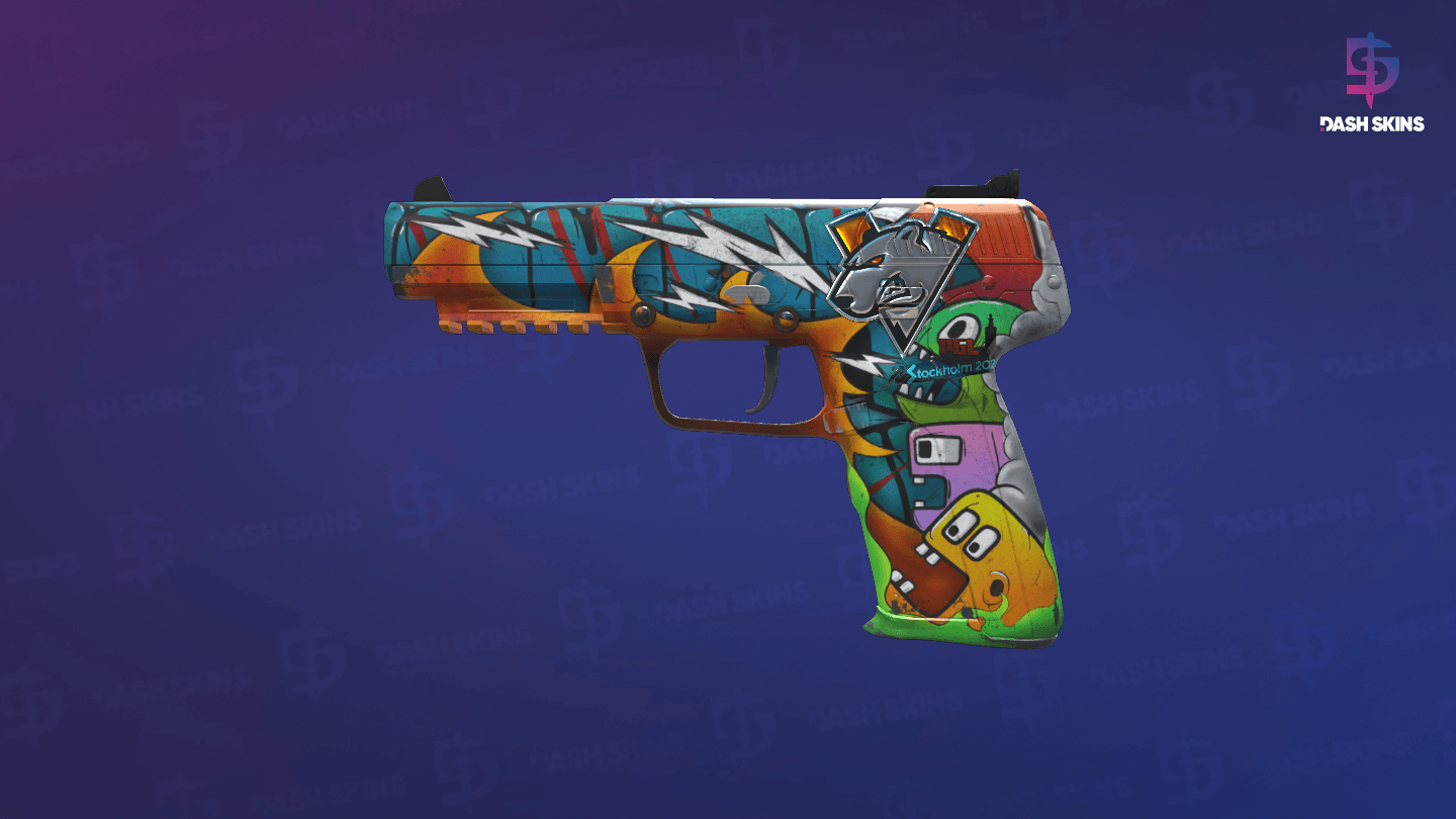 Five-SeveN | Angry Mob (Field-Tested) - Frontside Screenshot
