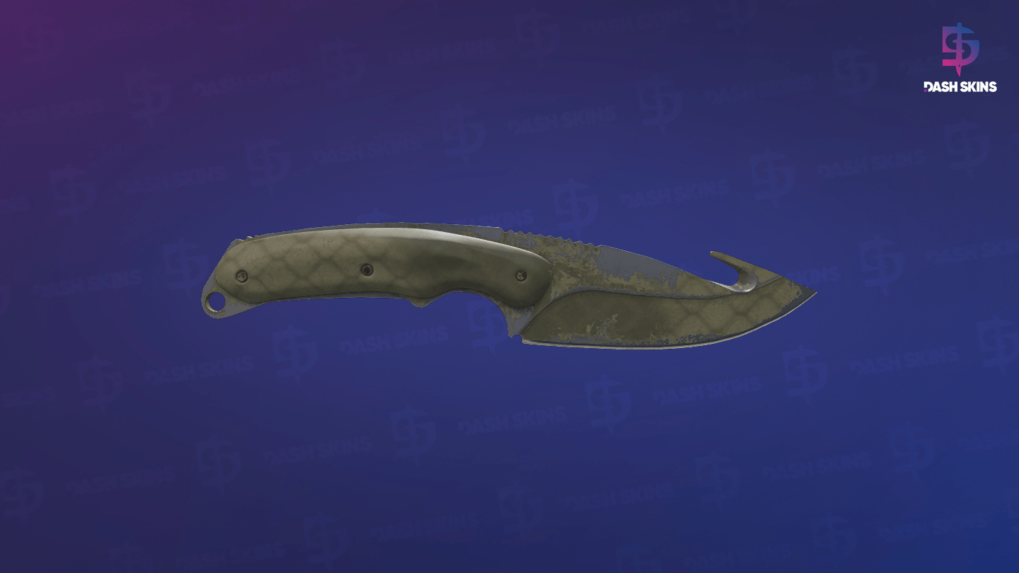 ★ Gut Knife | Safari Mesh (Well-Worn) - Frontside Screenshot