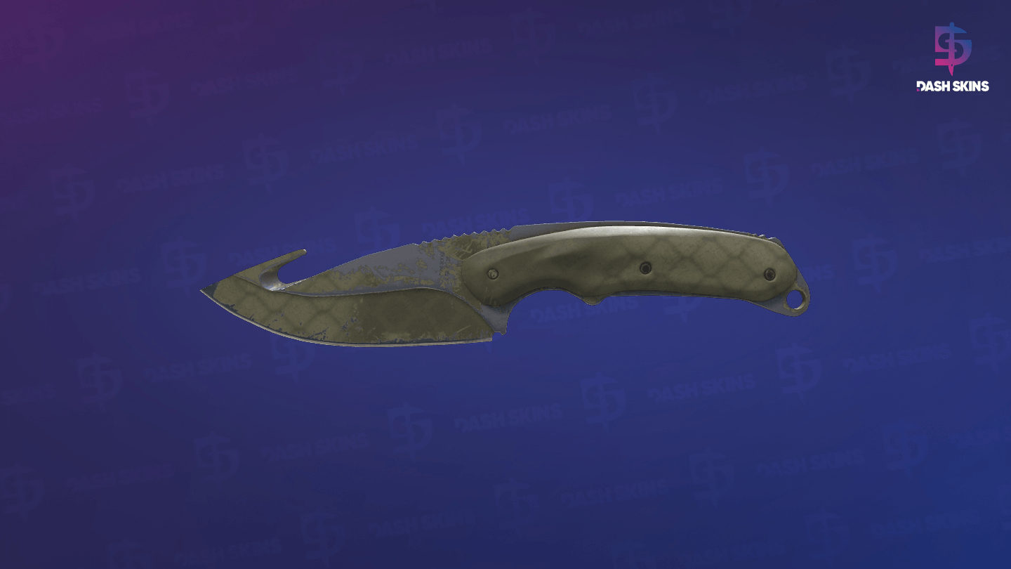 ★ Gut Knife | Safari Mesh (Well-Worn) - Backside Screenshot