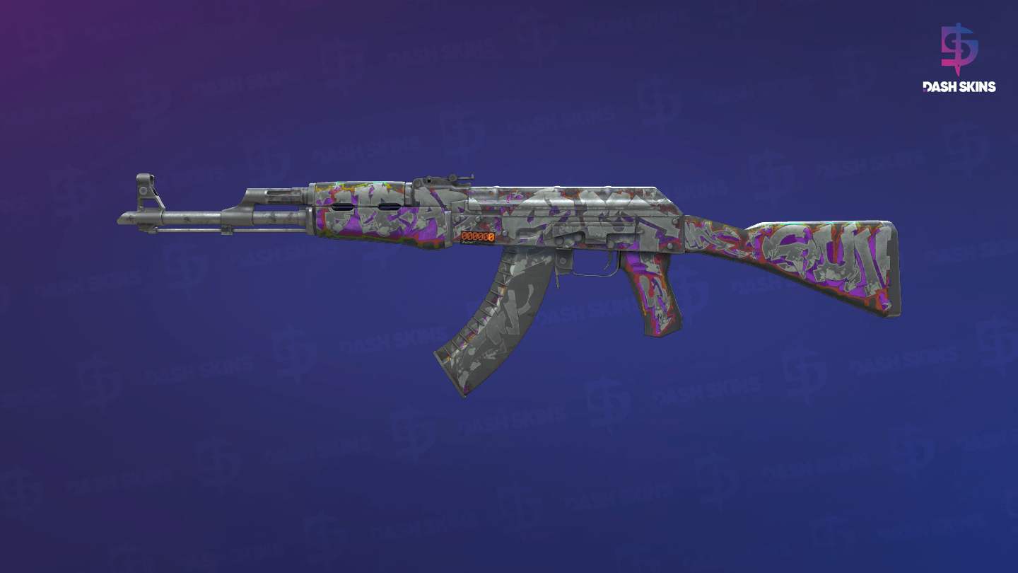 StatTrak™ AK-47 | Head Shot (Battle-Scarred) - Frontside Screenshot
