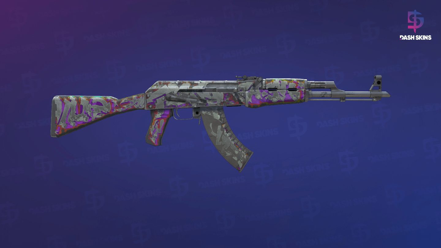 StatTrak™ AK-47 | Head Shot (Battle-Scarred) - Backside Screenshot