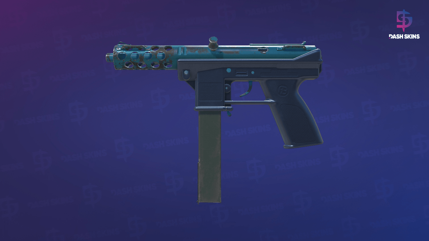 Tec-9 | Blue Blast (Field-Tested) - Frontside Screenshot
