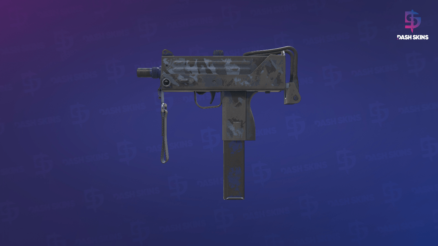 MAC-10 | Storm Camo (Battle-Scarred) - Frontside Screenshot