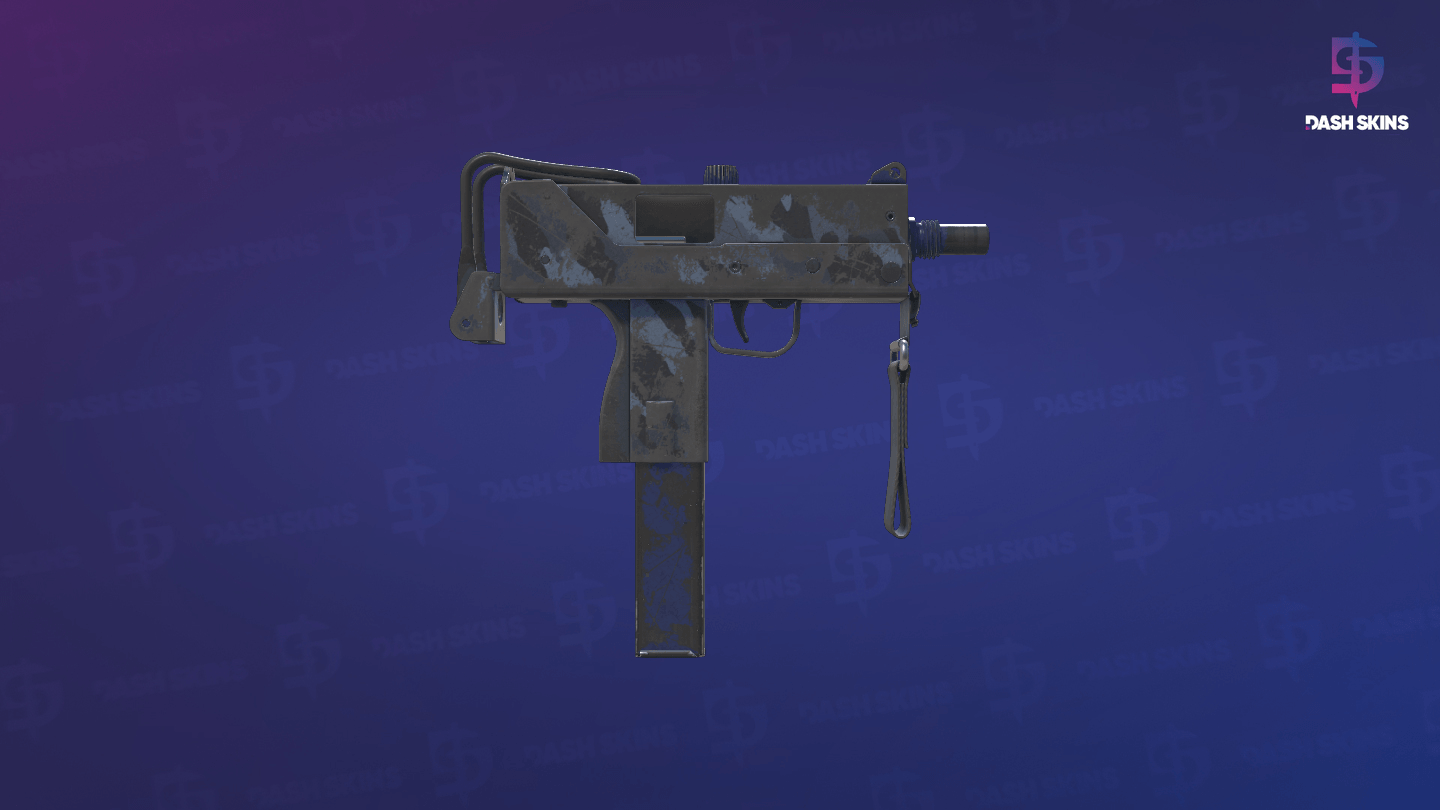 MAC-10 | Storm Camo (Battle-Scarred) - Backside Screenshot