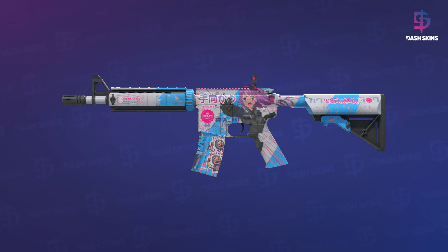 M4A4 | Temukau (Field-Tested) - Frontside Screenshot