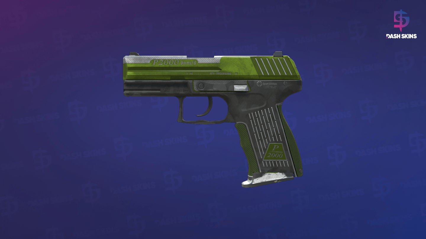 P2000 | Turf (Battle-Scarred) - Frontside Screenshot
