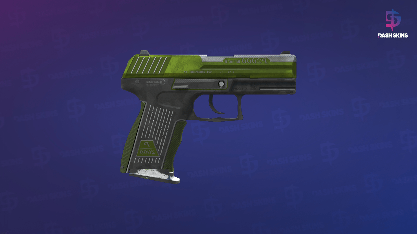 P2000 | Turf (Battle-Scarred) - Backside Screenshot