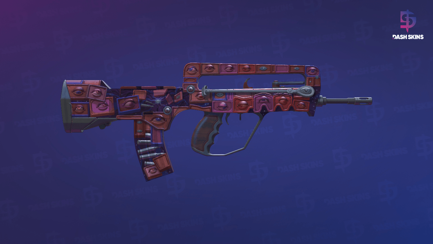 FAMAS | Rapid Eye Movement (Field-Tested) - Backside Screenshot