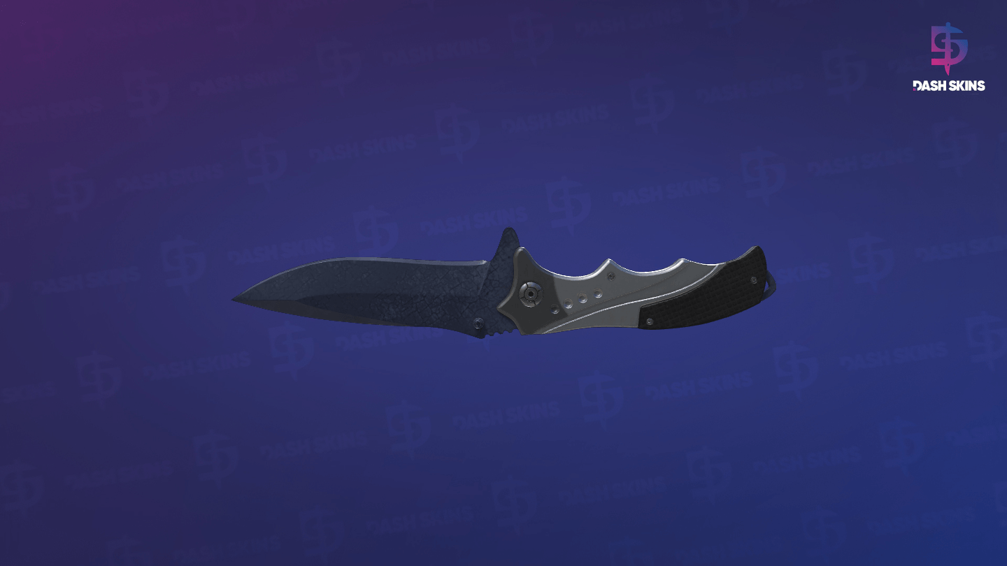 ★ Nomad Knife | Blue Steel (Battle-Scarred) - Frontside Screenshot