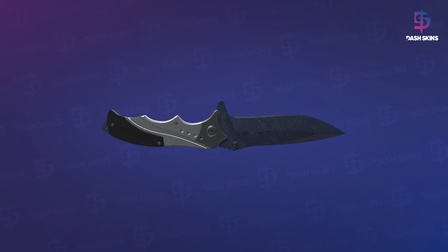 ★ Nomad Knife | Blue Steel (Battle-Scarred) - Backside Screenshot