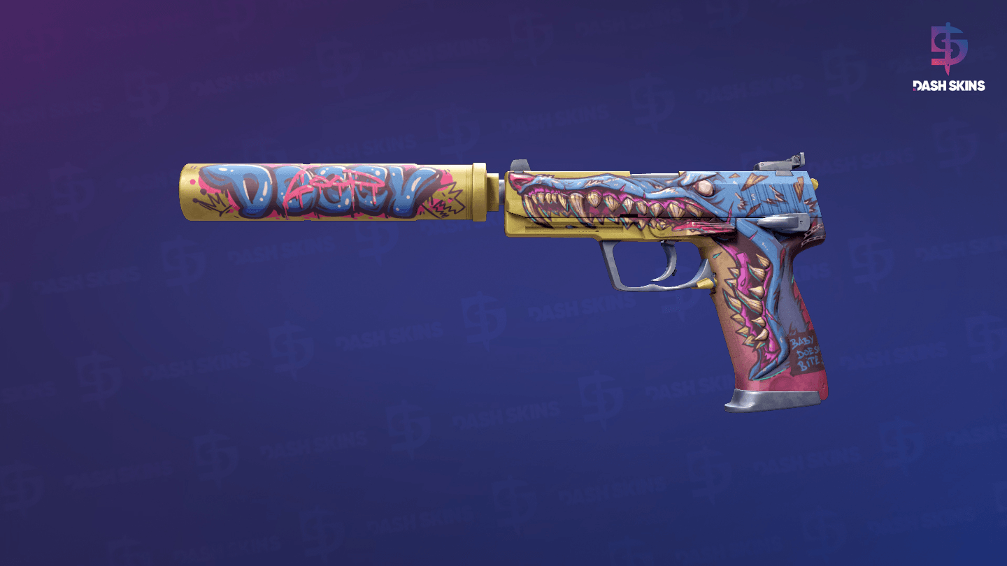 USP-S | Jawbreaker (Minimal Wear) - Frontside Screenshot