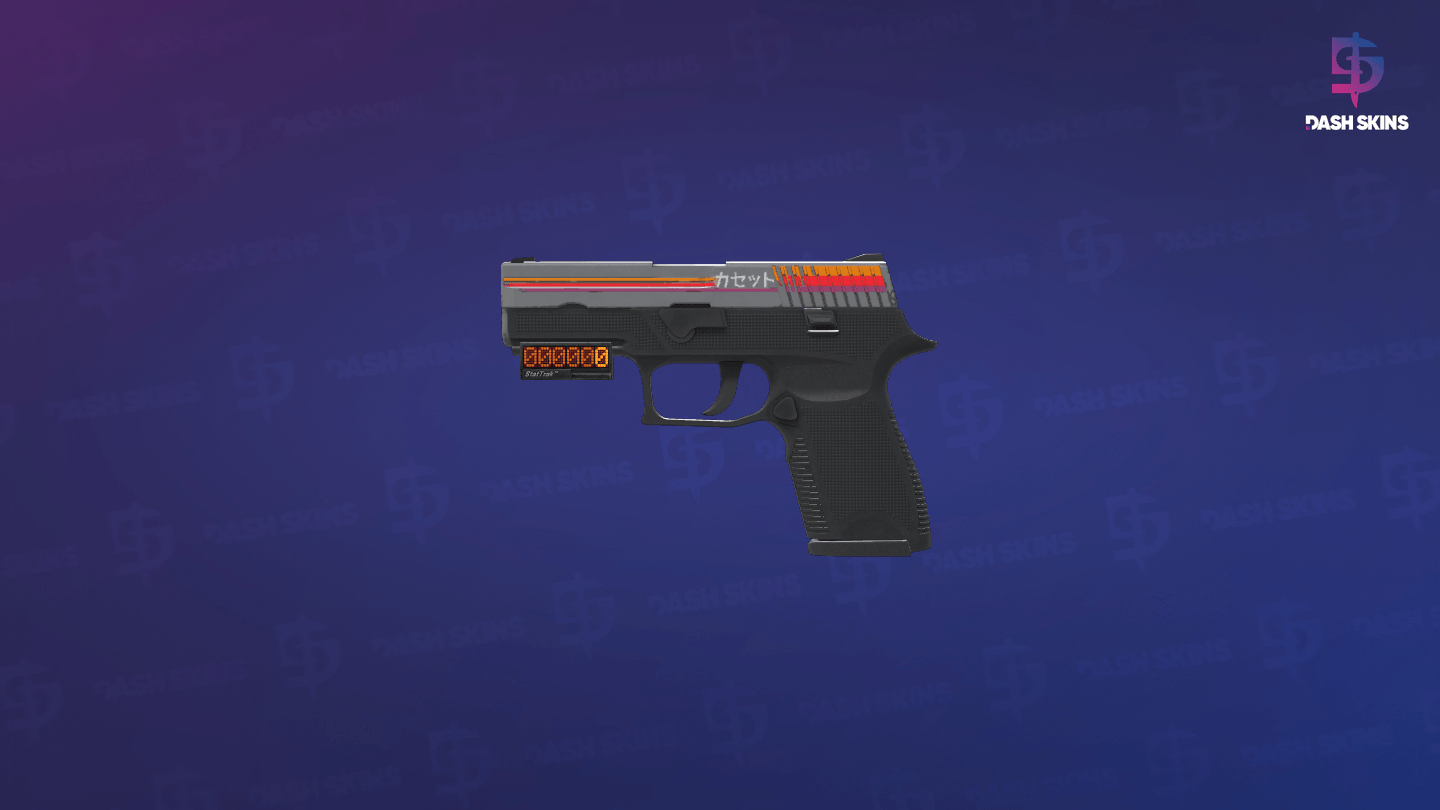 StatTrak™ P250 | Cassette (Factory New) - Frontside Screenshot