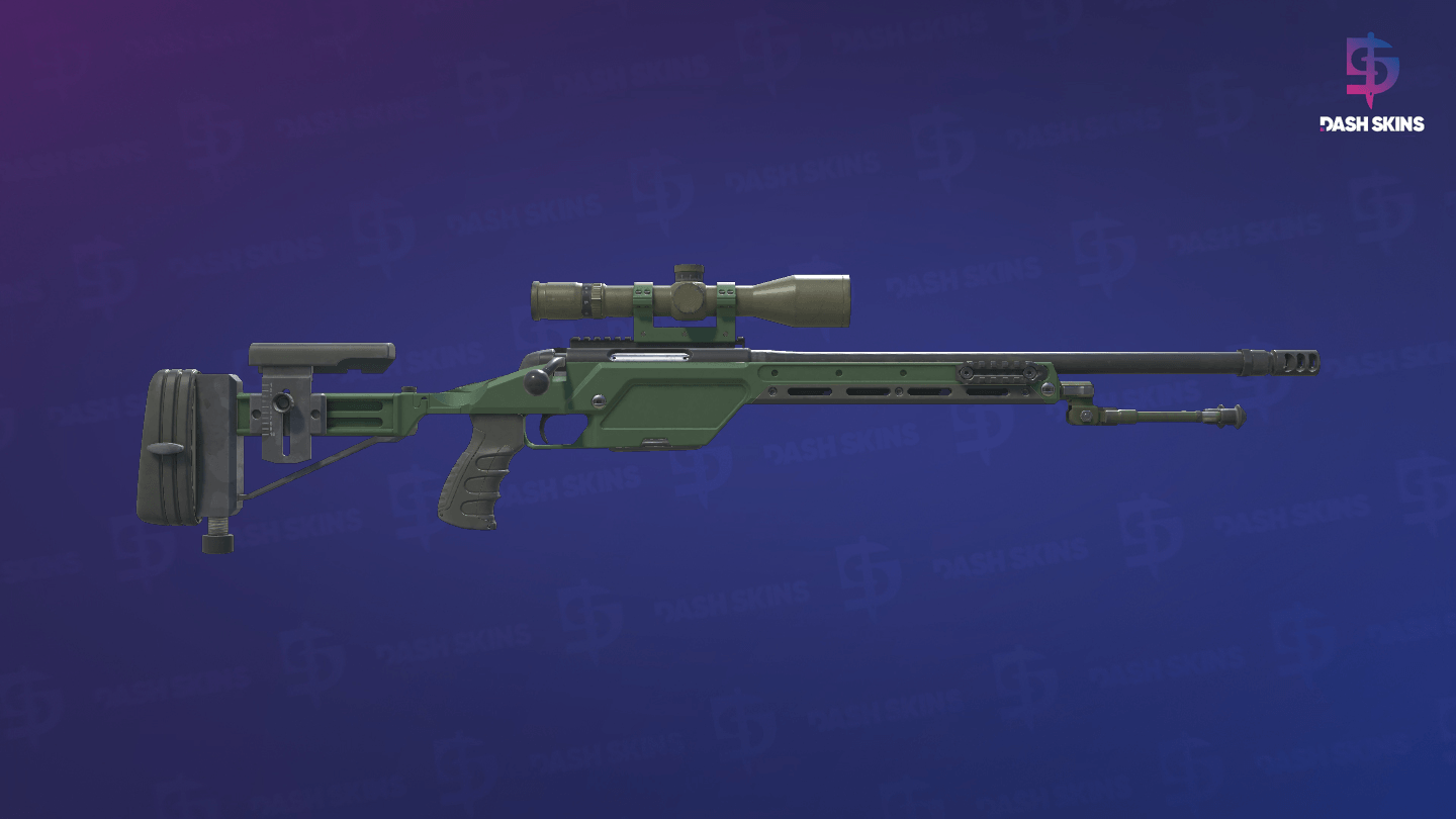 SSG 08 | Green Ceramic (Field-Tested) - Backside Screenshot