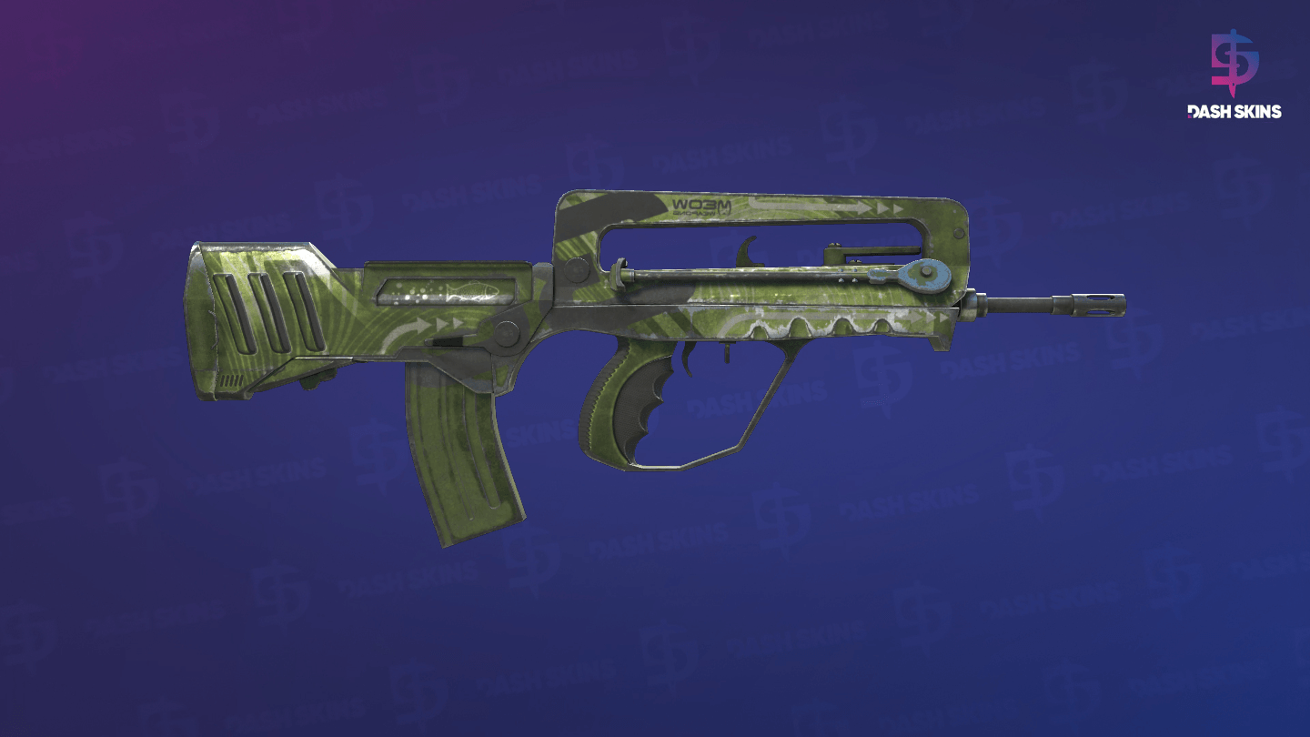 FAMAS | Meow 36 (Battle-Scarred) - Backside Screenshot