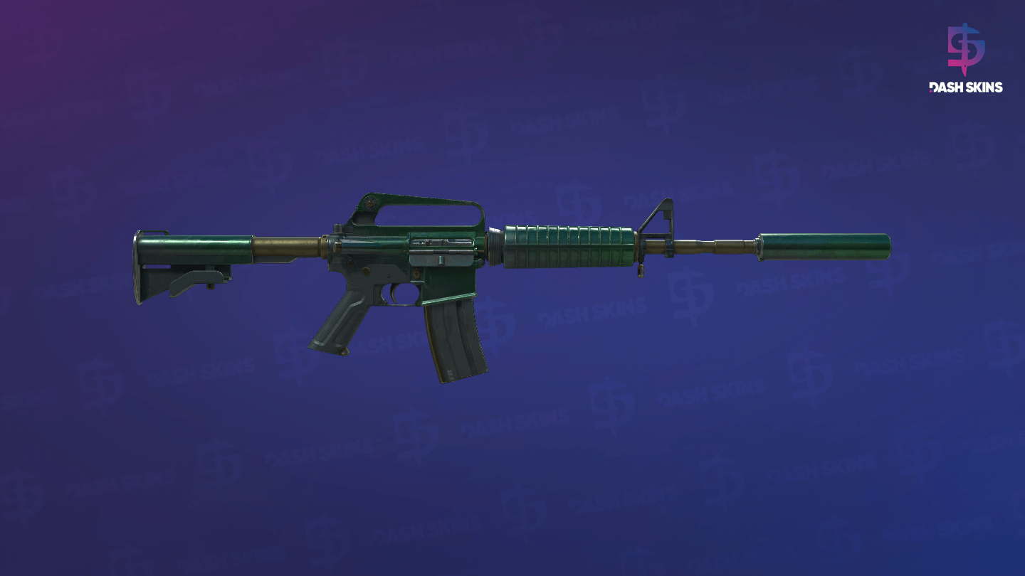 M4A1-S | Electrum (Battle-Scarred) - Backside Screenshot